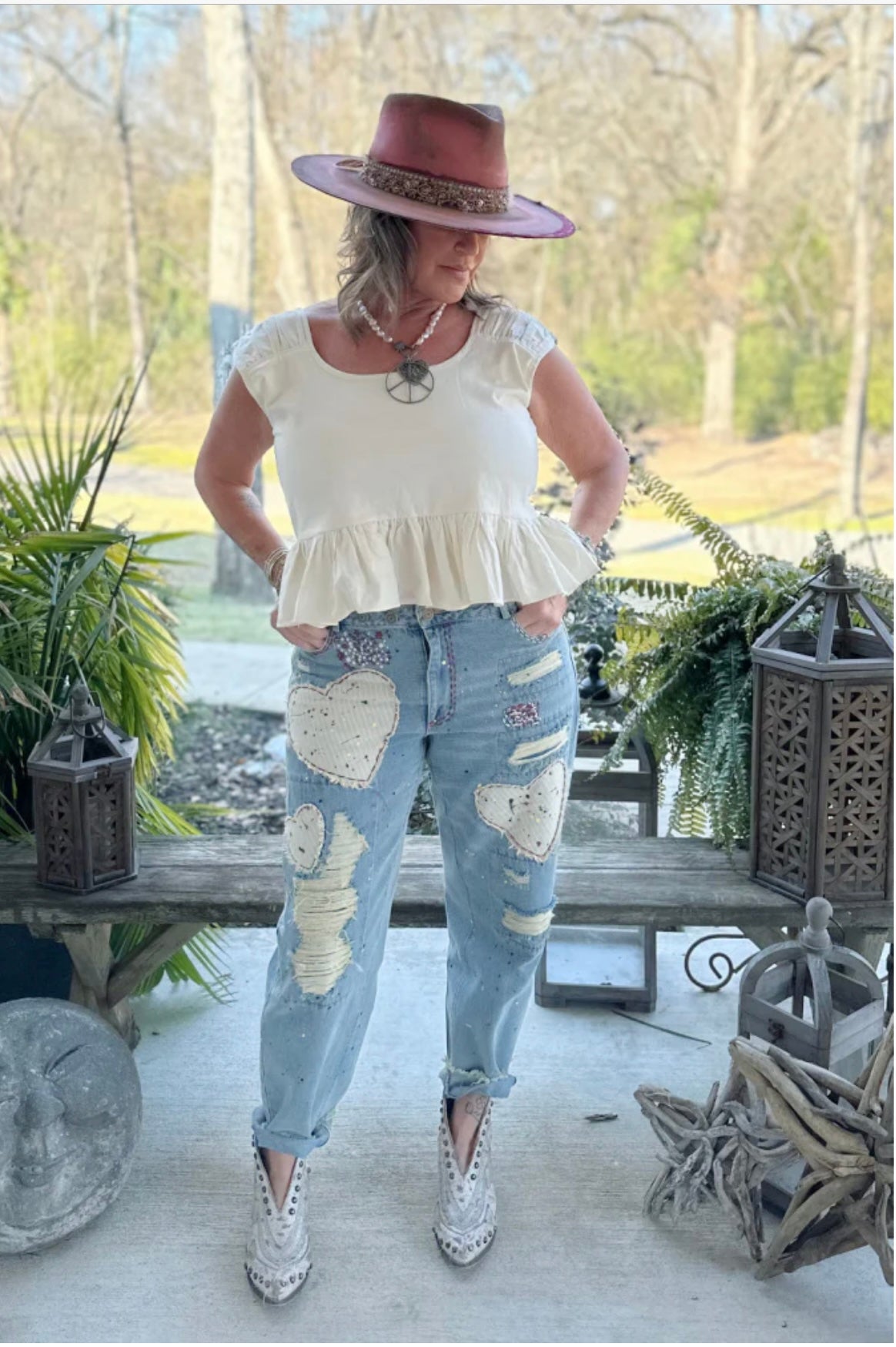Full heart jeans