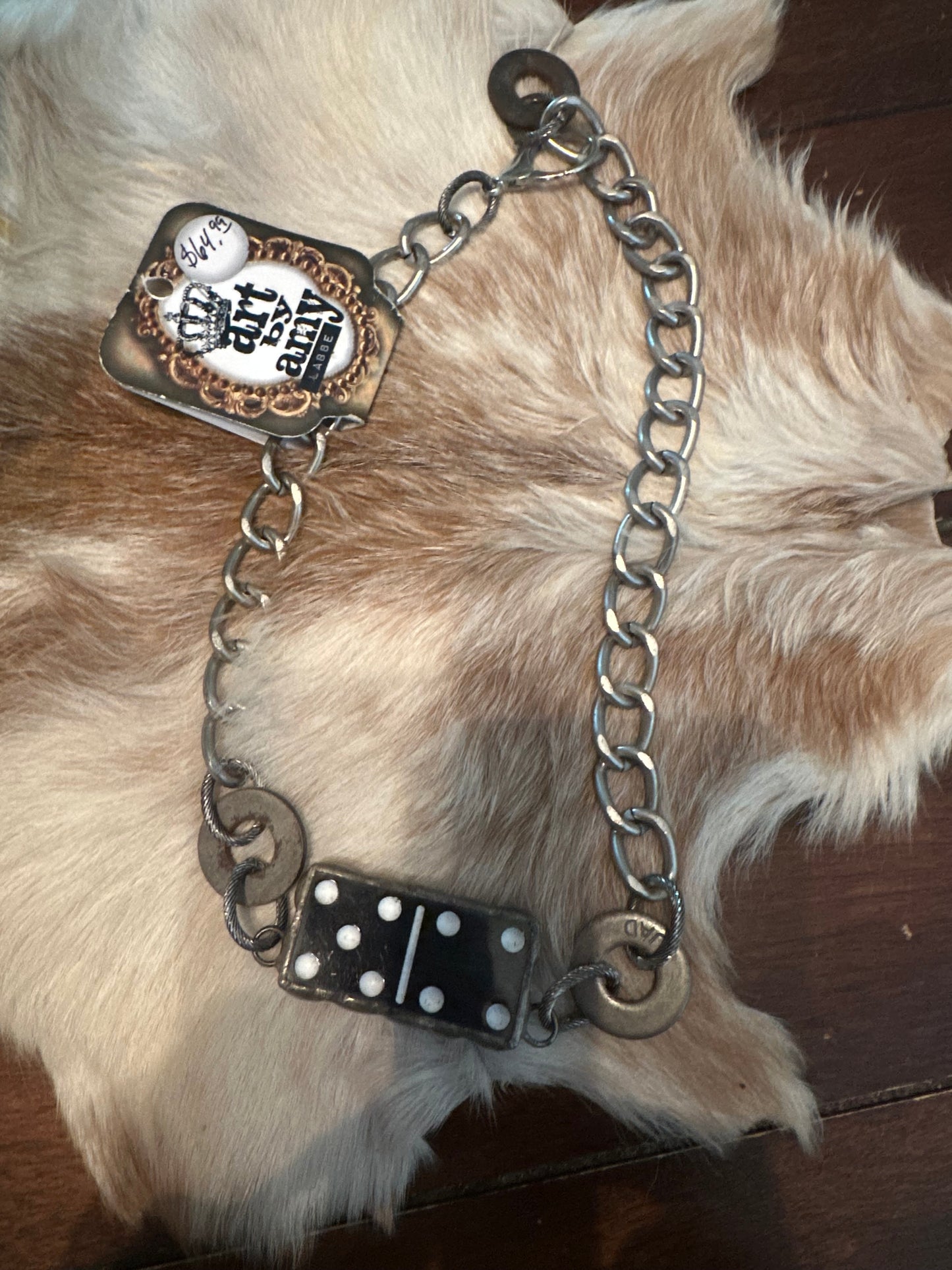 Art by Amy Jack Daniel’s Domino Necklace