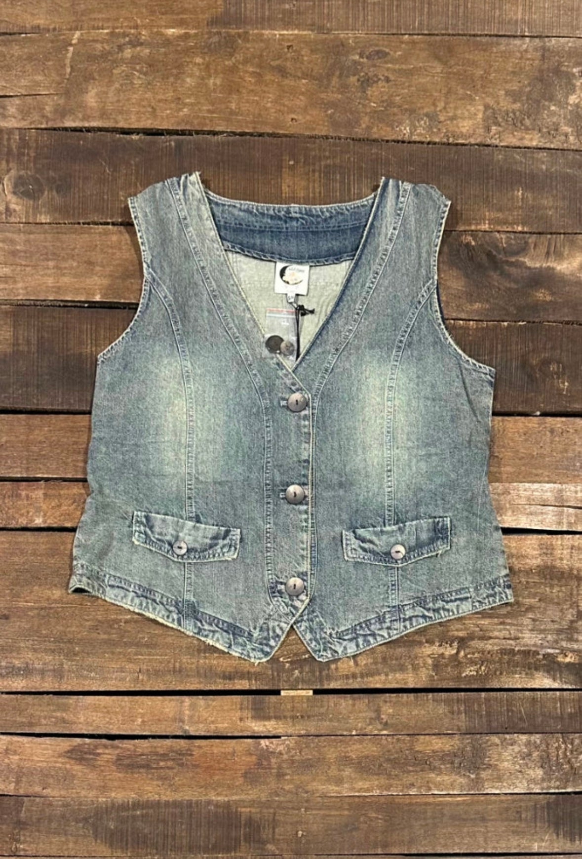 Alluring Dreams Vest - Chambray