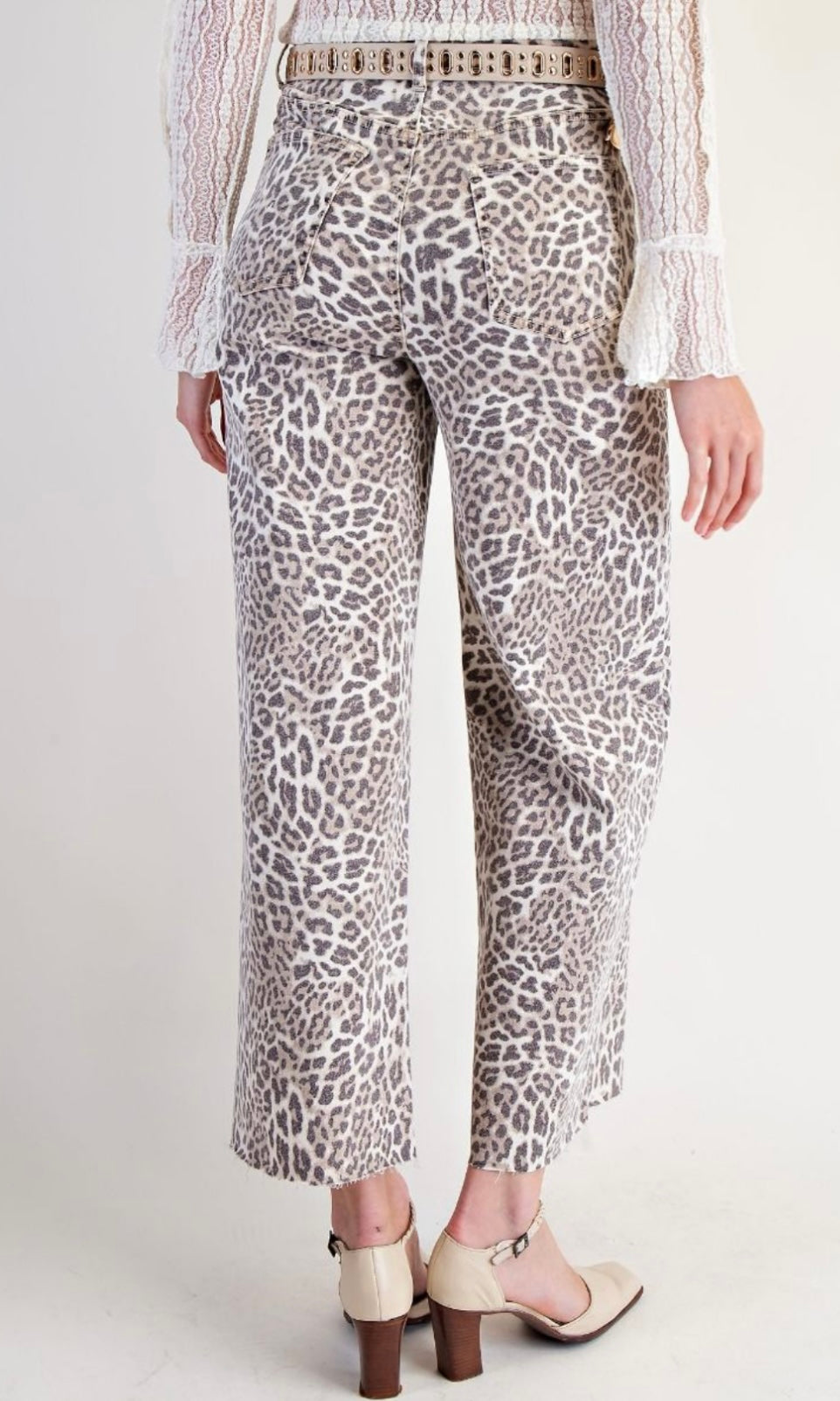 Animal Print Jeans