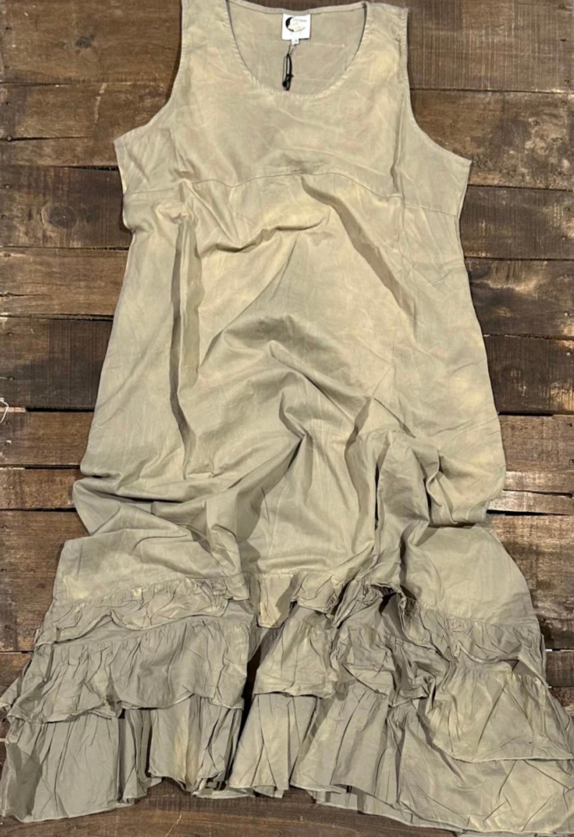 Create Change Dress & Overlay - Vintage Olive