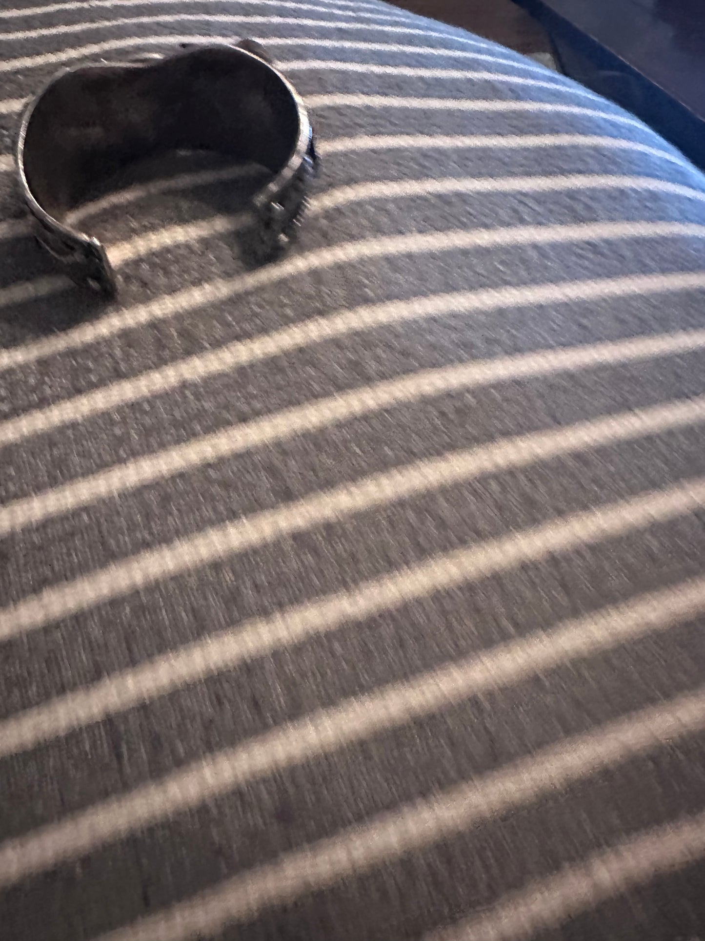 Turquoise and Coral sterling silver walking liberty cuff bracelet