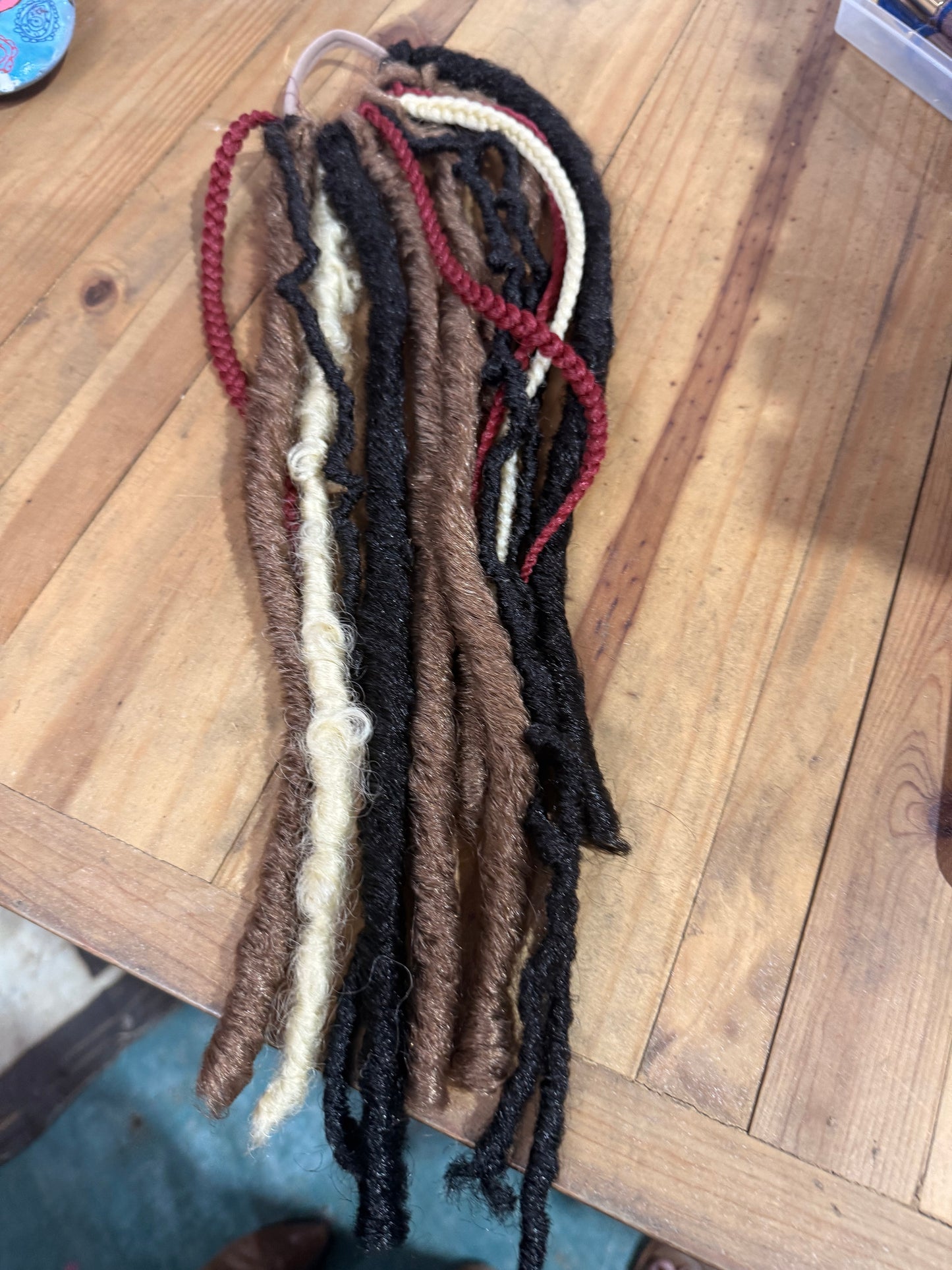 Dread ponytail