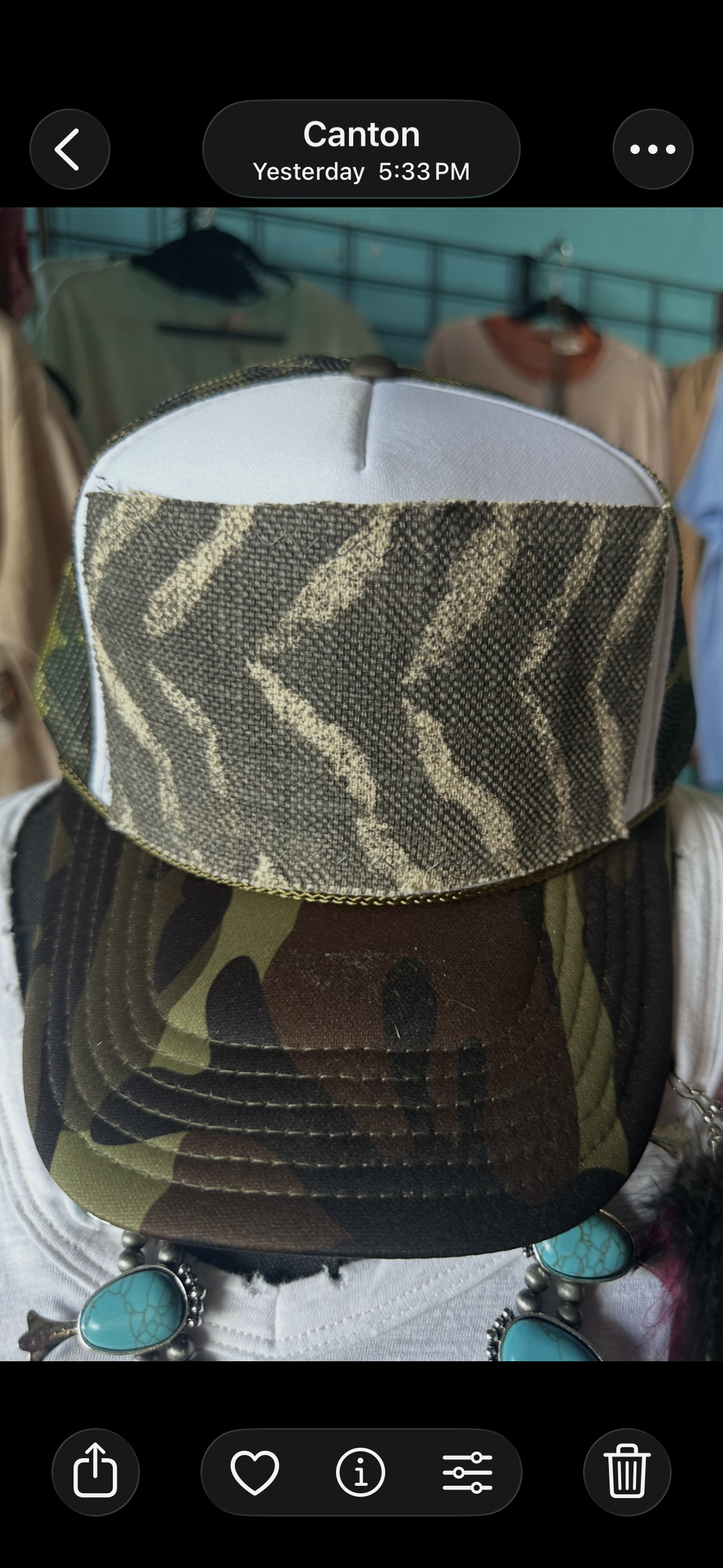 Mixed Camo Gypsy Trucker - Hat