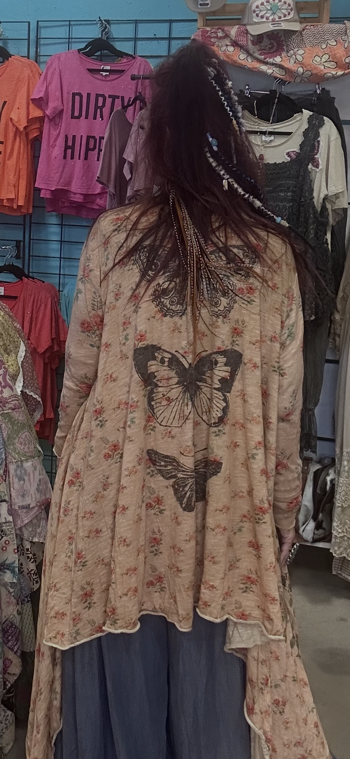 House of Jaded- Loose Ends Cardigan- Peaceful Garden