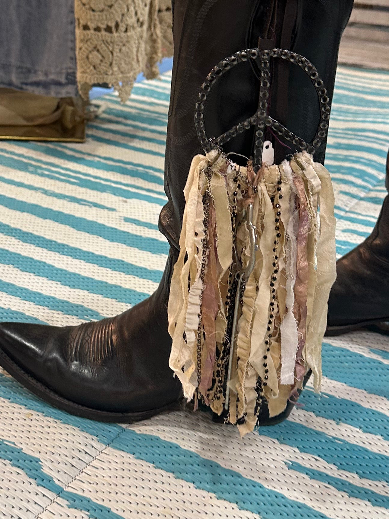 Jaded Gypsy Peace & Soul Fringe |Necklace + Boot charm