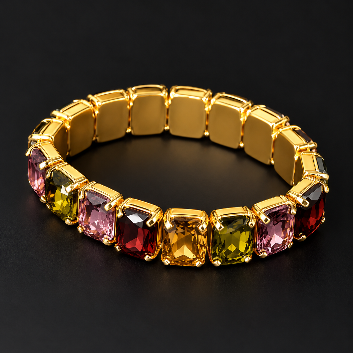 RH140 — Earth-tone Stretch Bracelet