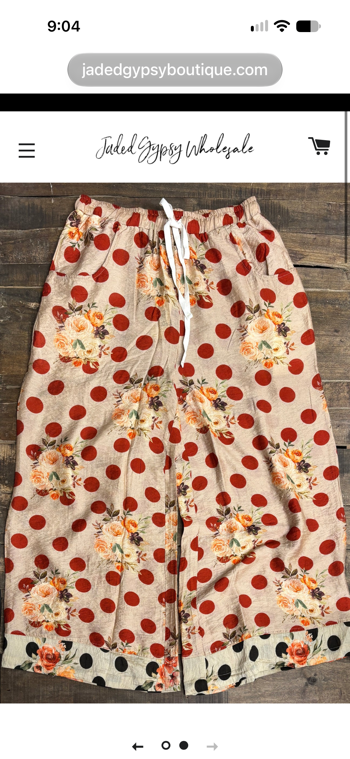 Star Light Drift Pants - Ruby Dot