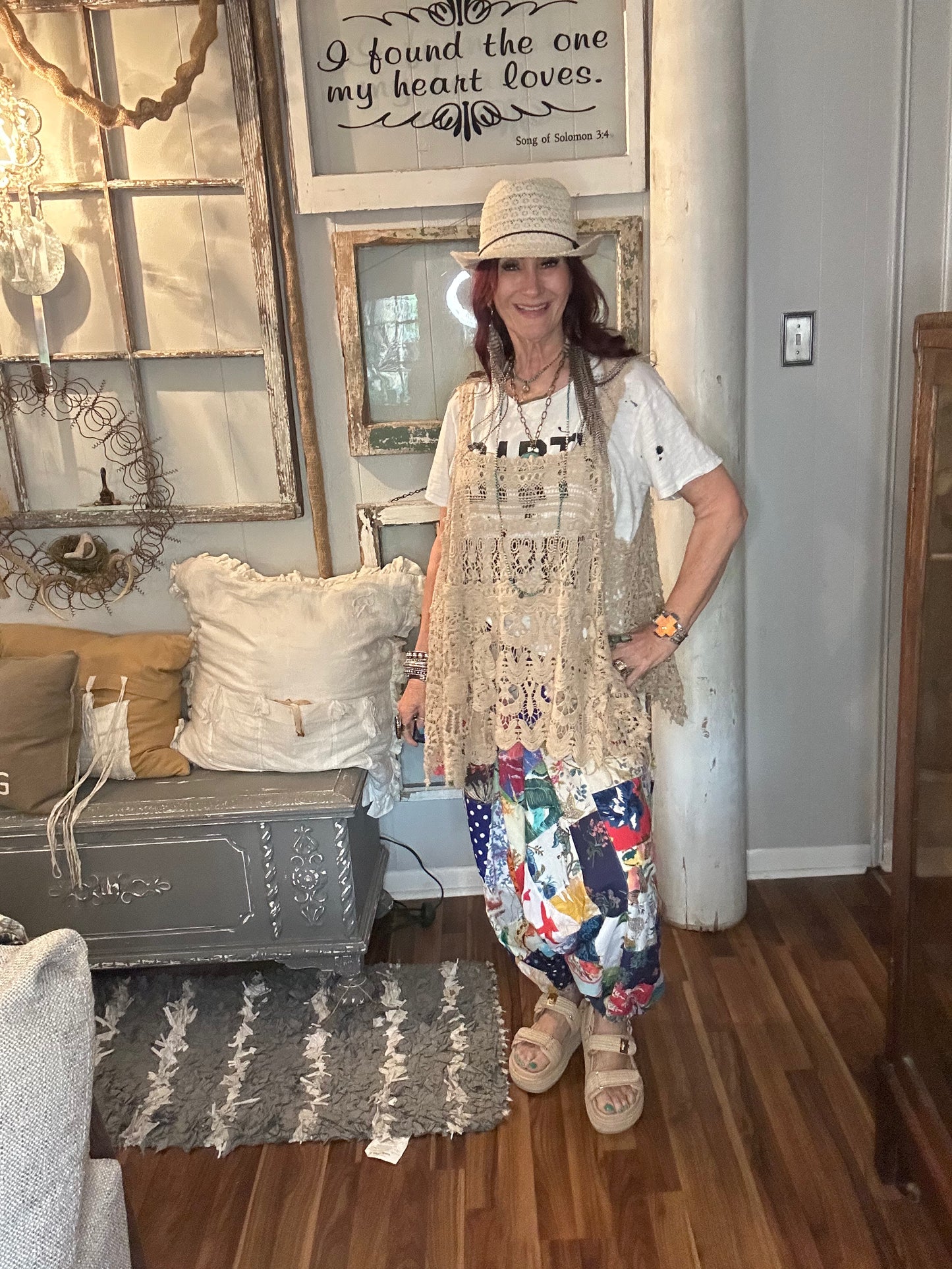 JG patchwork wanderer pants freestyle