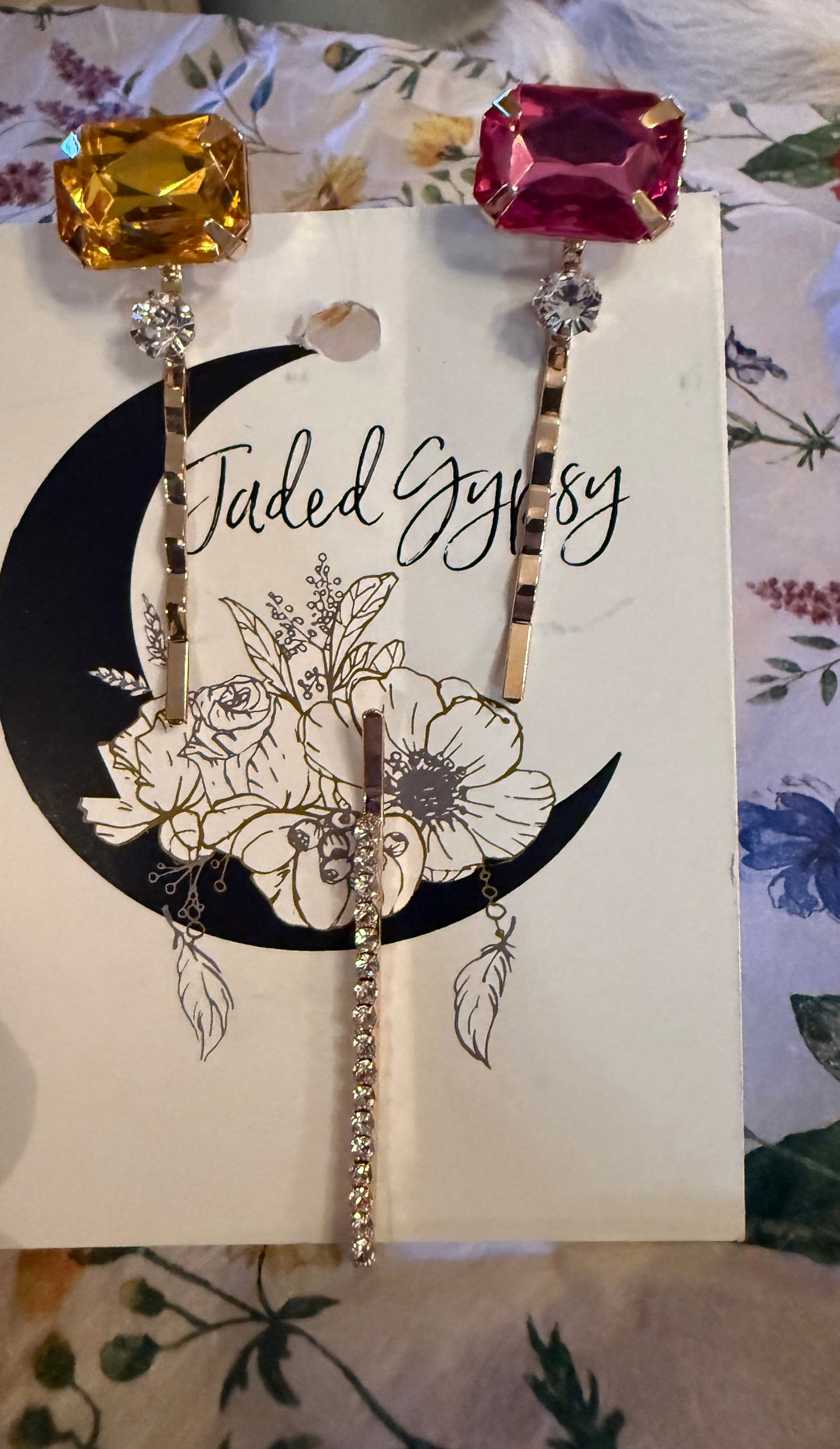 Jaded Gypsy hair pins