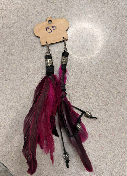 Art By Amy Feather Earrings