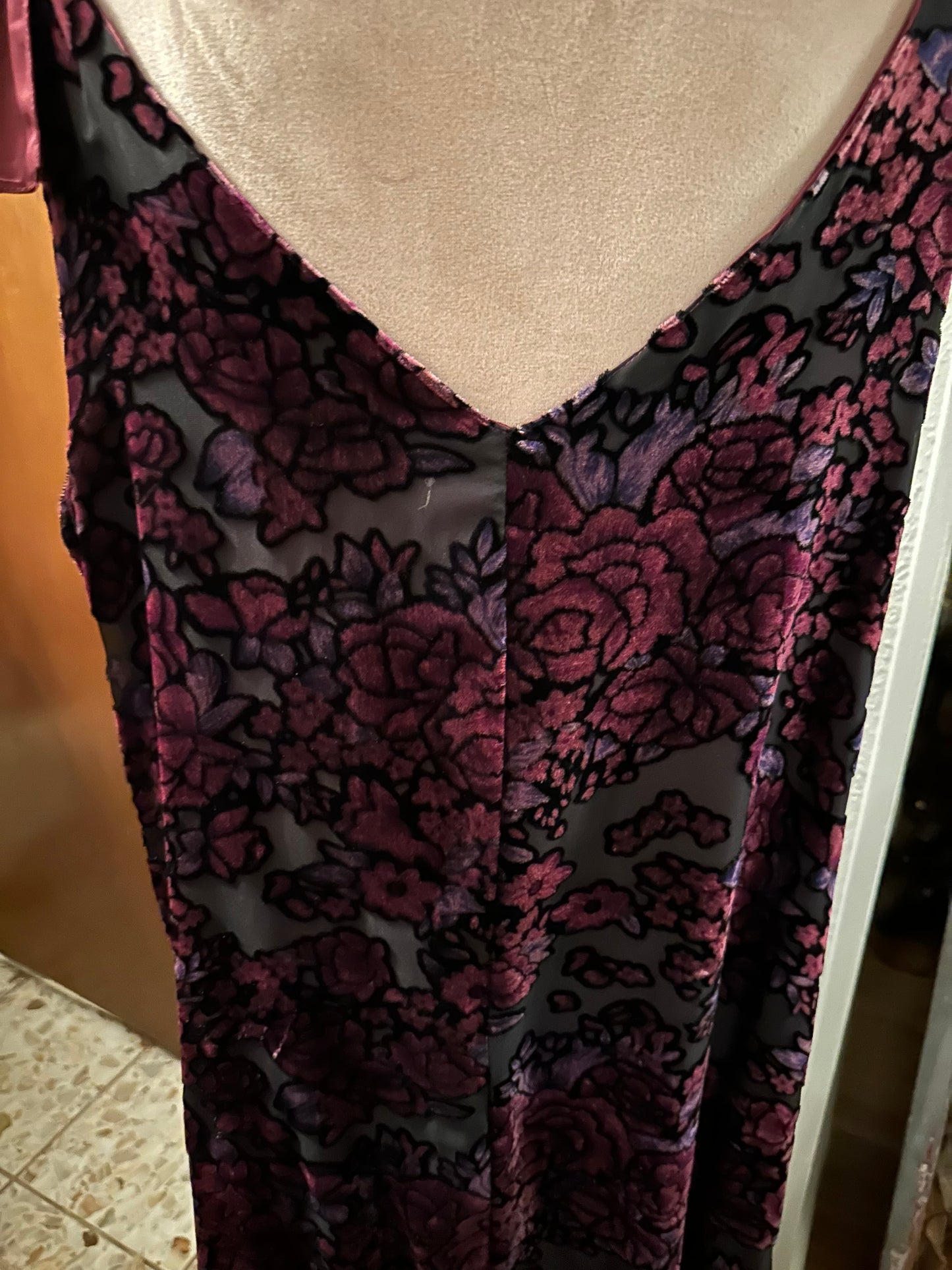 Rare bird velvet dress