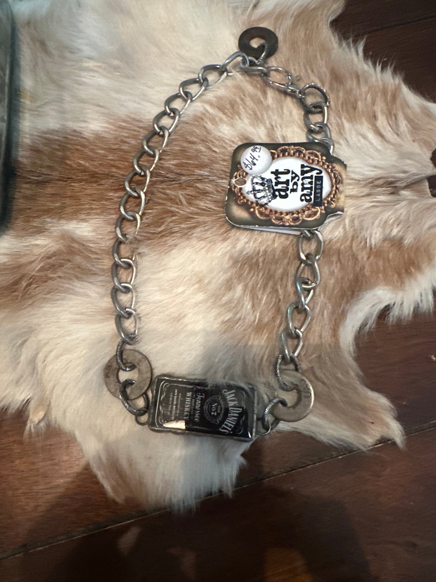 Art by Amy Jack Daniel’s Domino Necklace