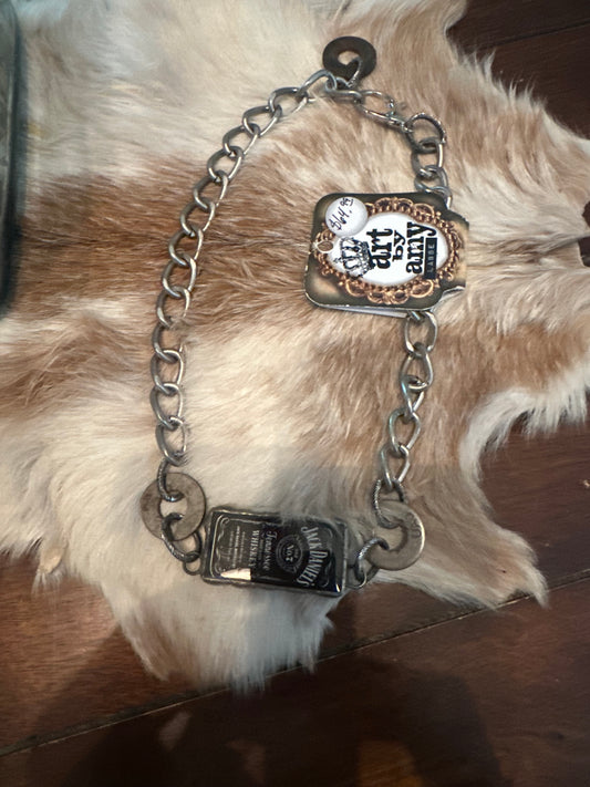 Art by Amy Jack Daniel’s Domino Necklace