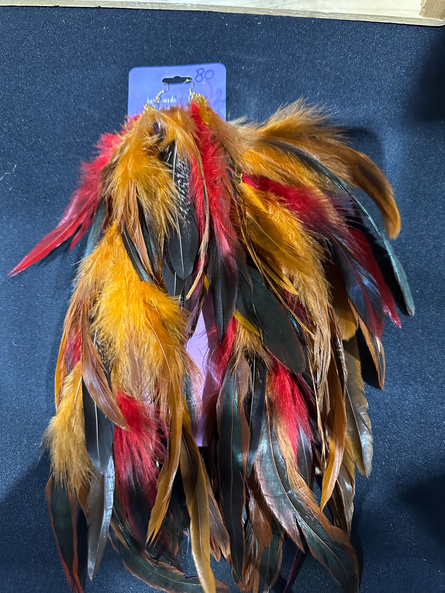 Feather earrings