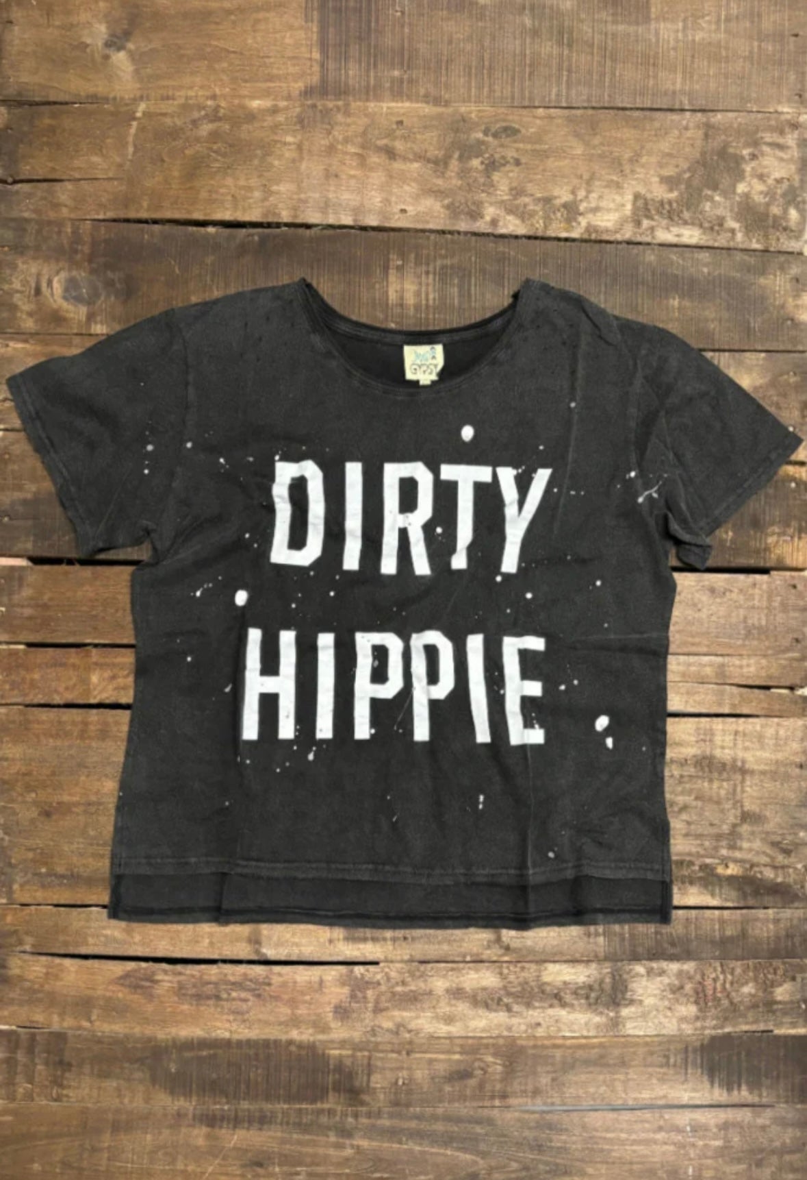 Dirty Hippie Tee - Vintage Black