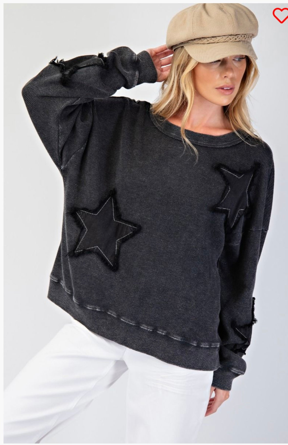 Easel Star Patch Sweatshirt