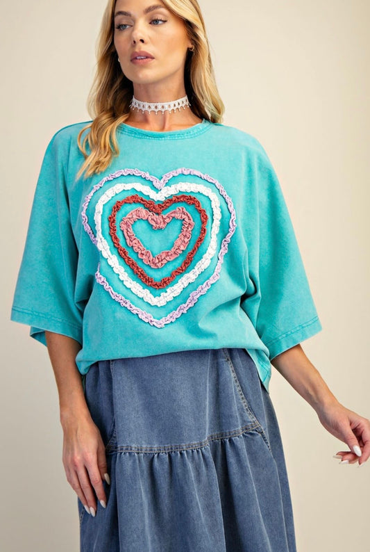 Easel Heart Top