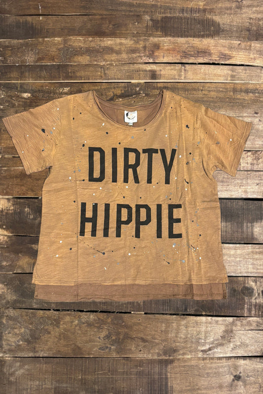 Dirty Hippie Tee - Vintage Chocolate