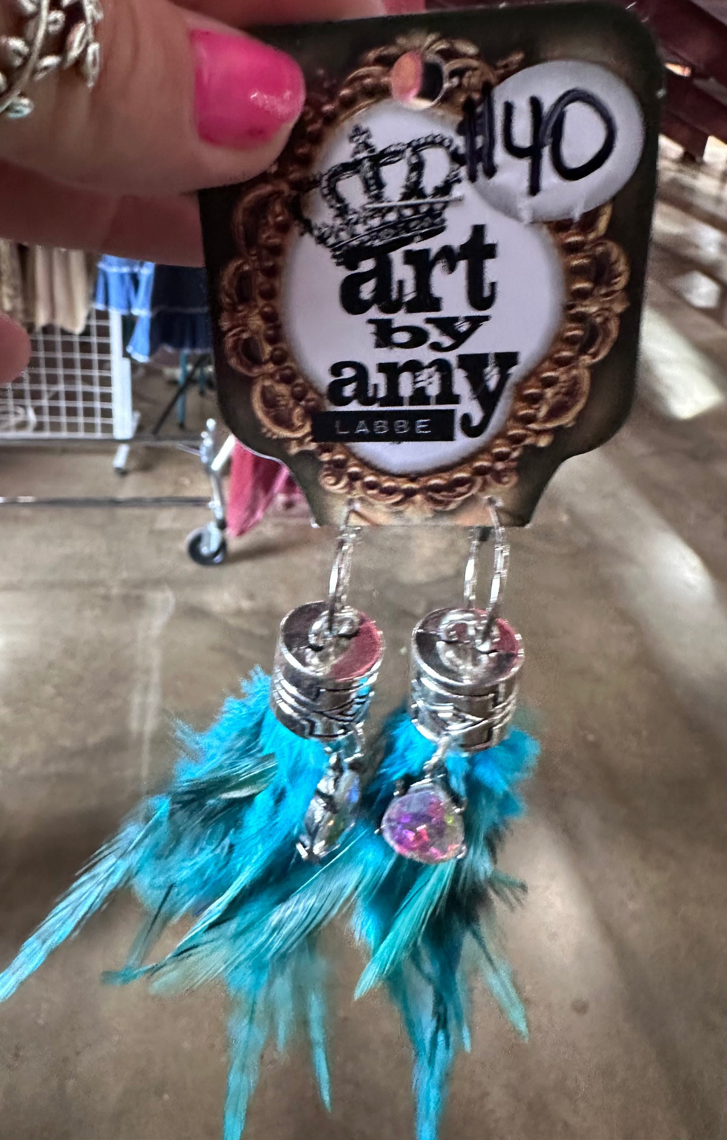 Art By Amy Feather Earrings