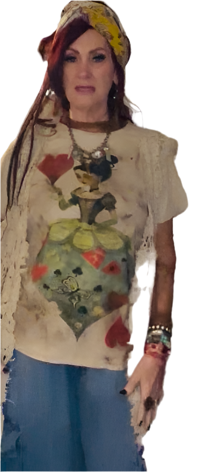 Jaded Gypsy Moon and Dance Tee- Queen Of Hearts