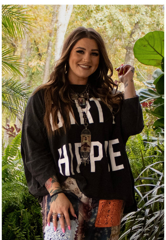 Be Free Top - Dirty Hippie Midnight