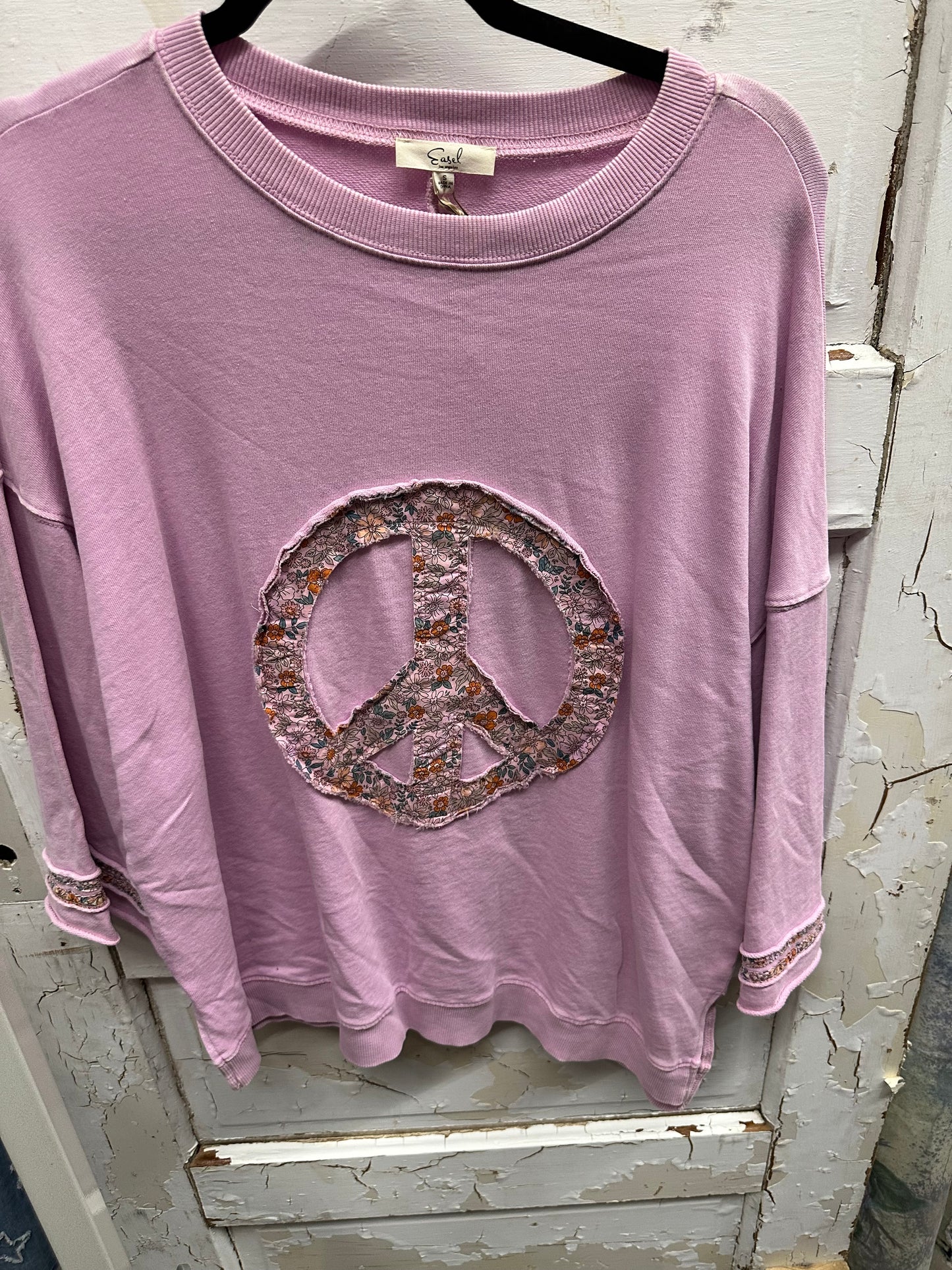 Easel Peace Sign Sweatshirt