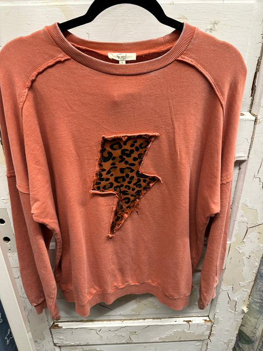 Easel lightening bolt sweatshirt