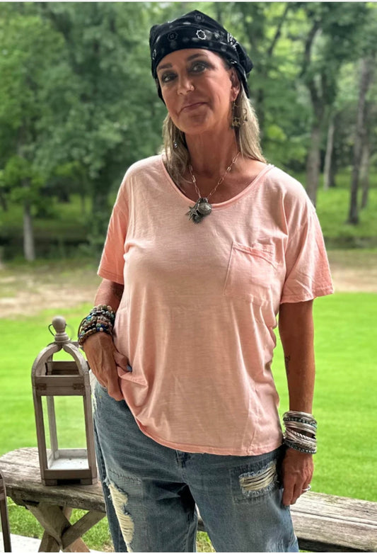 Moon and Dance Tshirt Blush