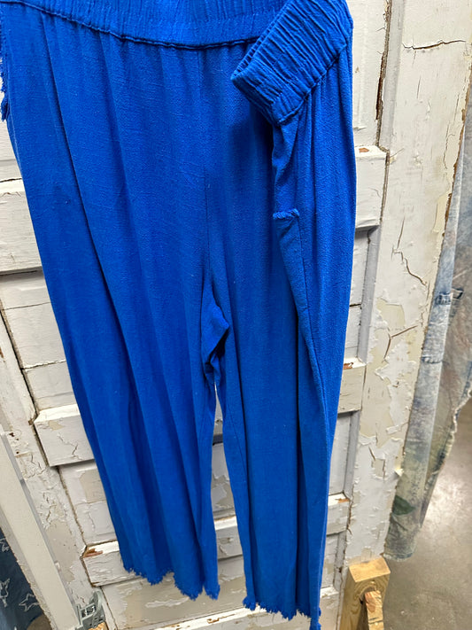 Cobalt Blue Umgee Pants