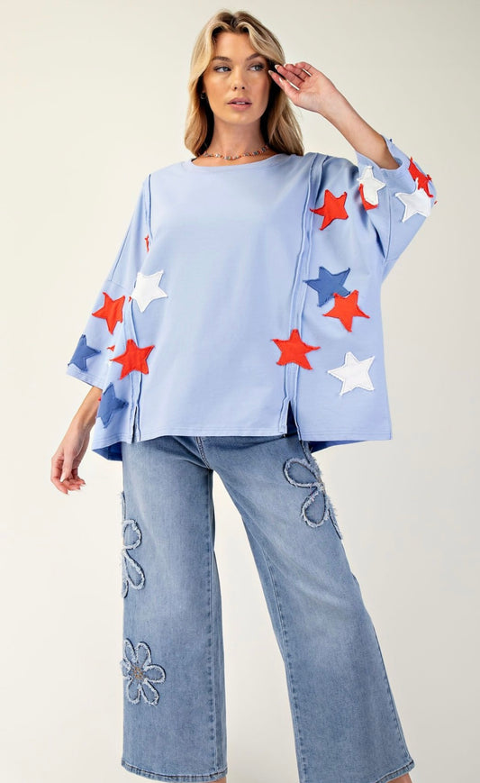 Easel Star Patches Shirt
