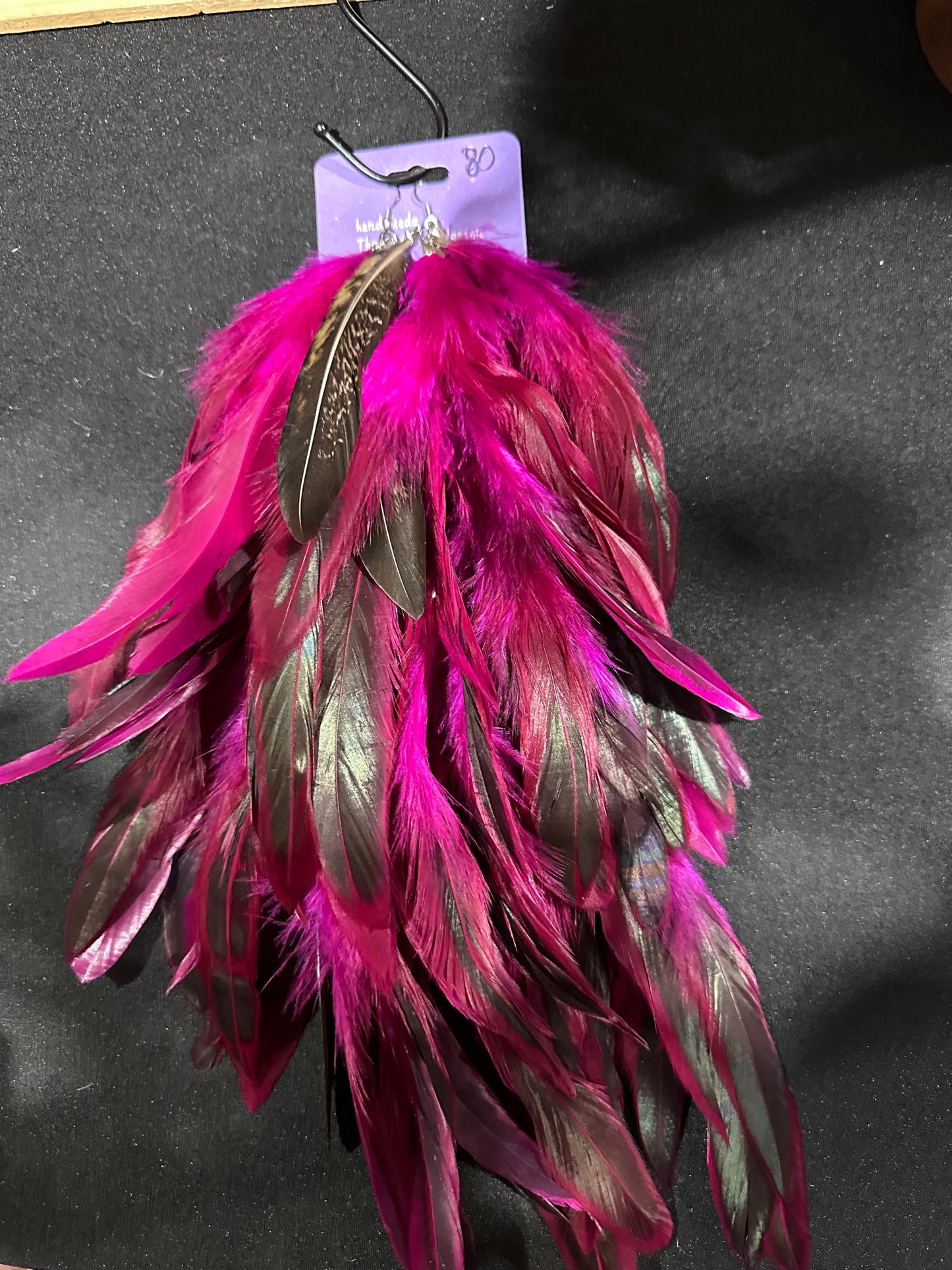 Feather earrings