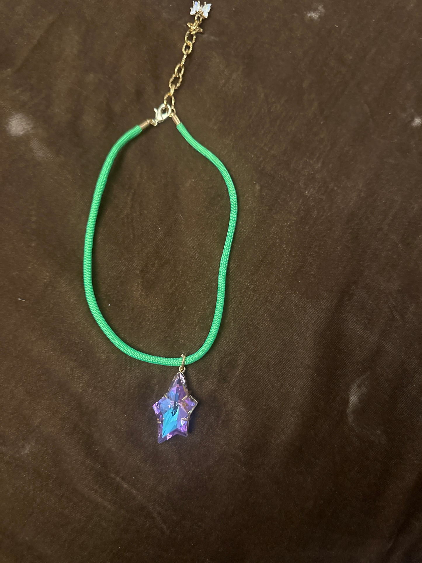 Cynthia’s neon necklace