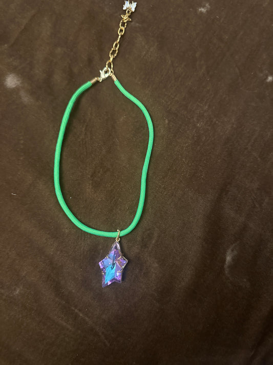 Cynthia’s neon necklace