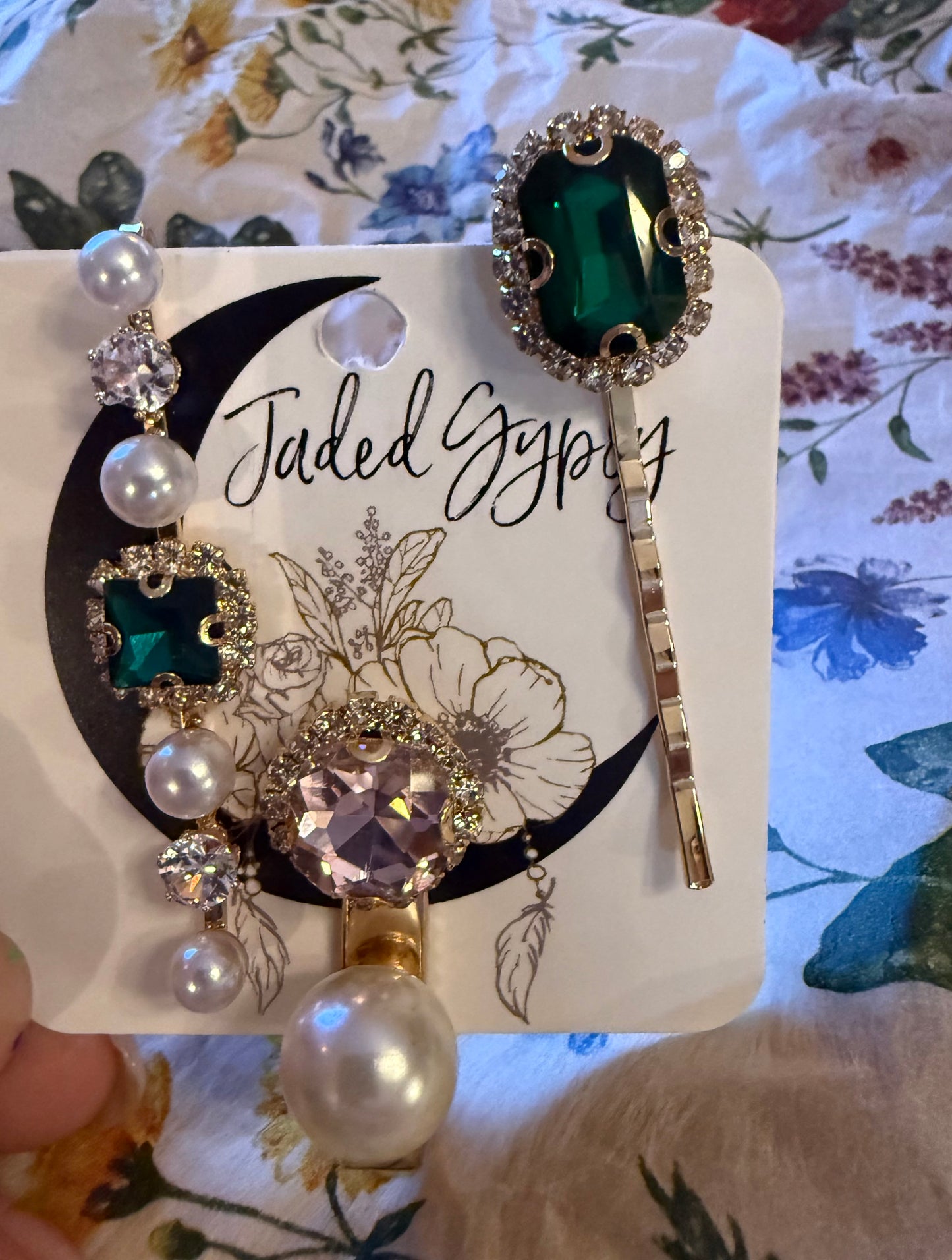 Jaded Gypsy Hair pins