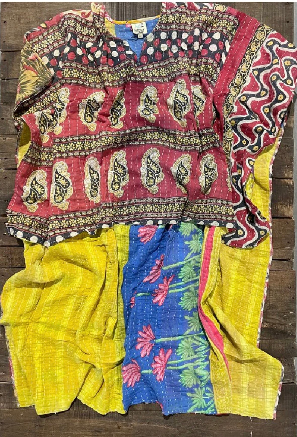 Kantha Sunrise High-Lo Top colors will vary