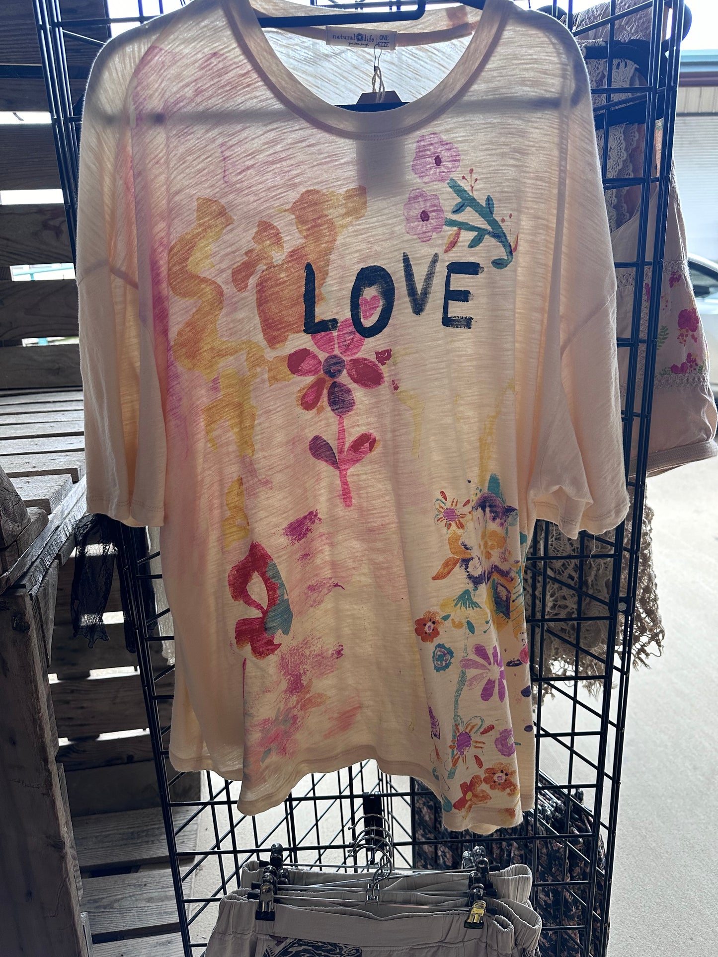 Natural life love shirt