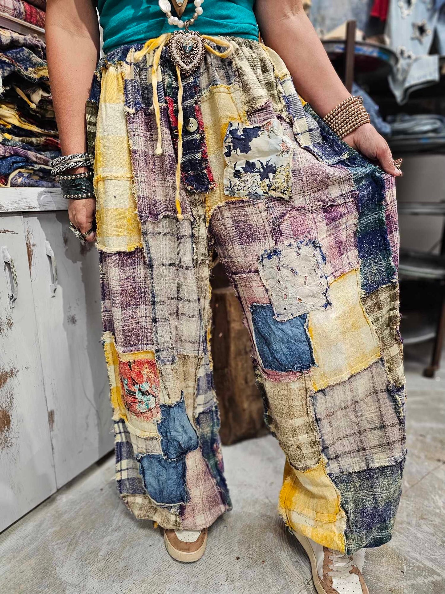 A Rare Bird Patchwork Pants