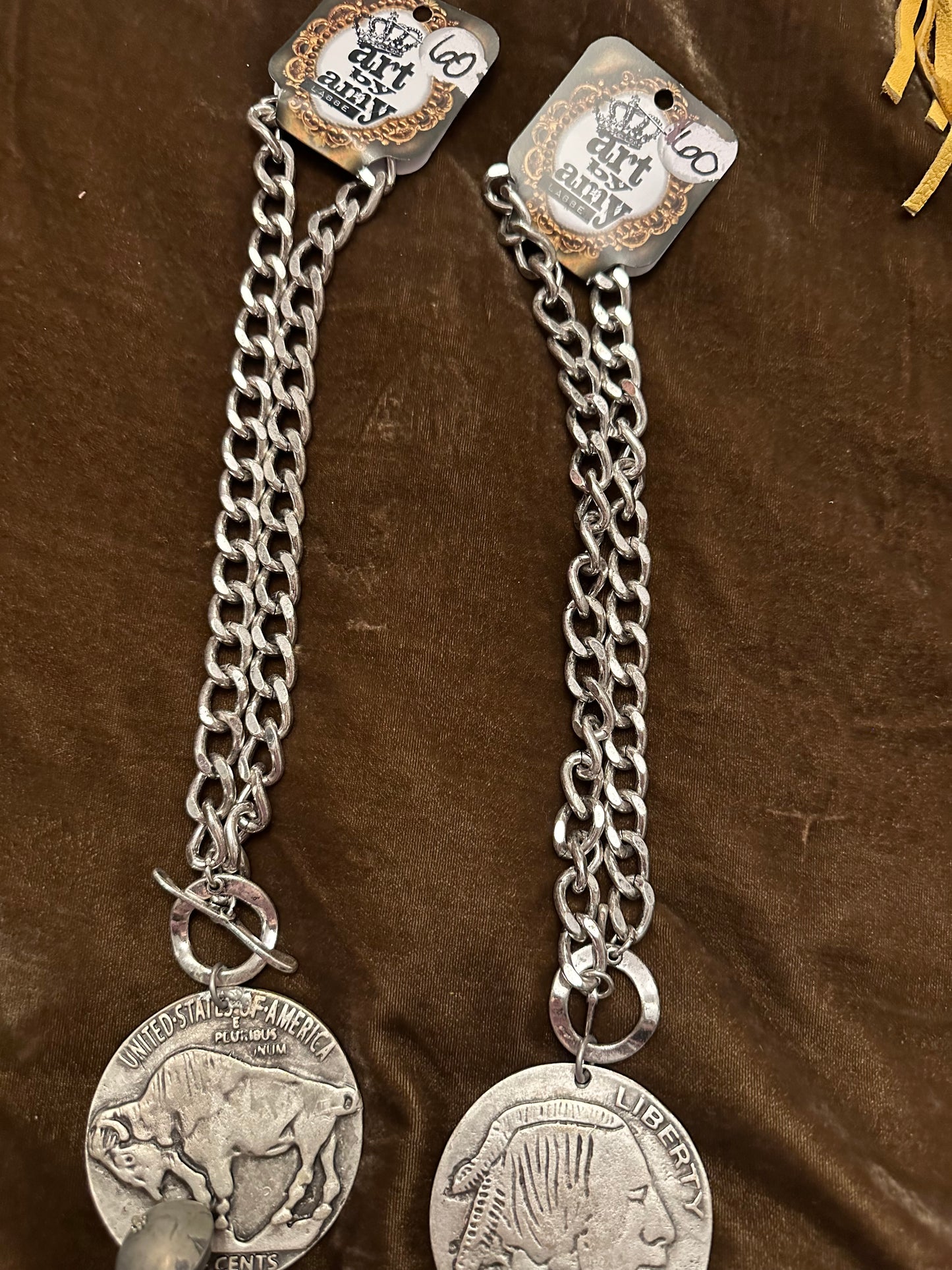 Art By Amy Buffalo Nickel Necklace