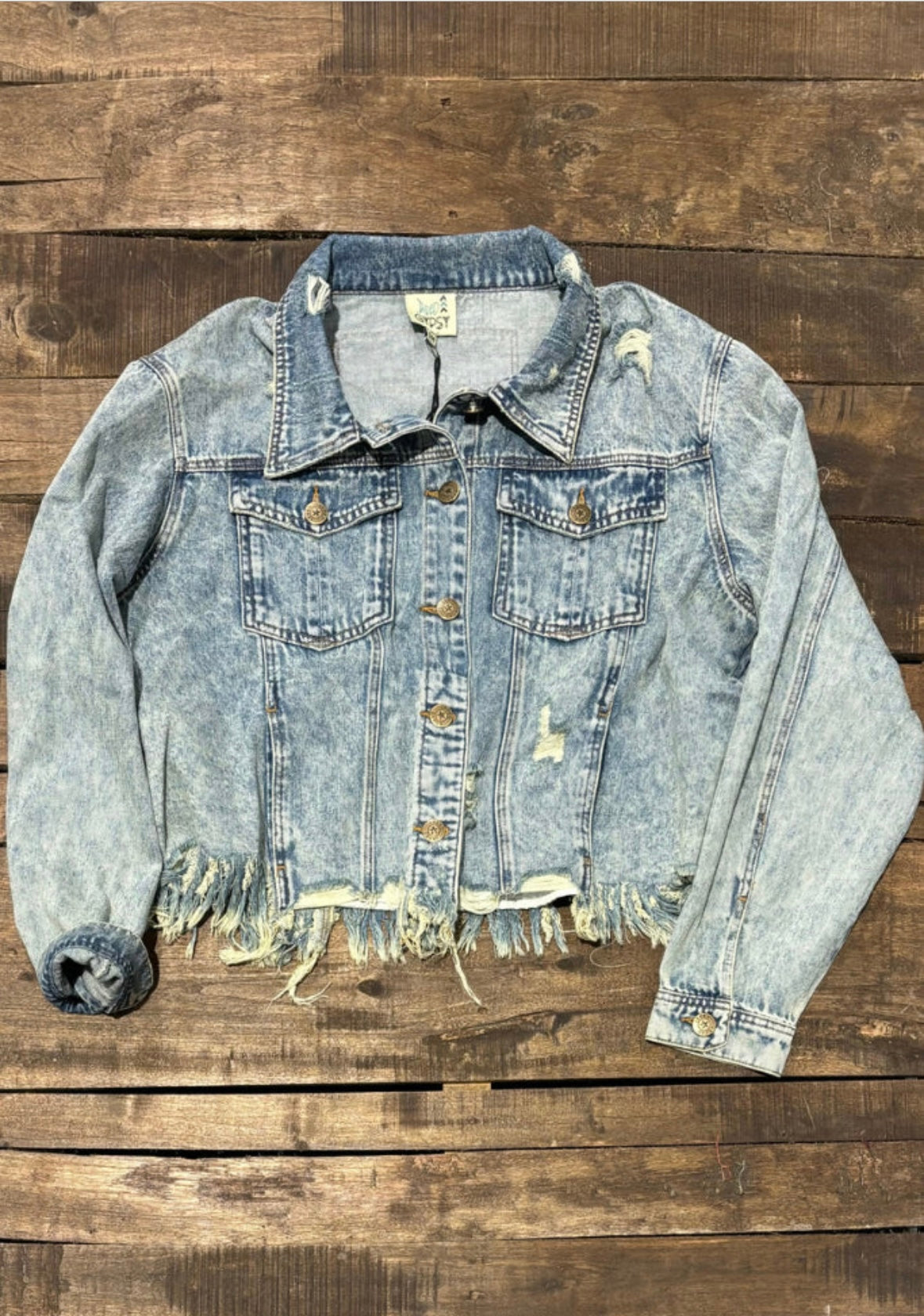 On My Way Vintage Denim Jacket