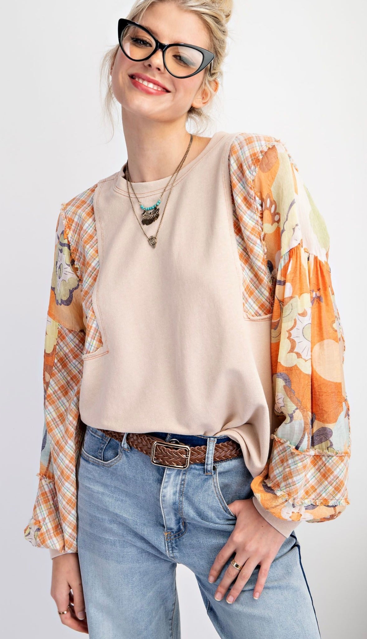 Easel Patchwork Shirt