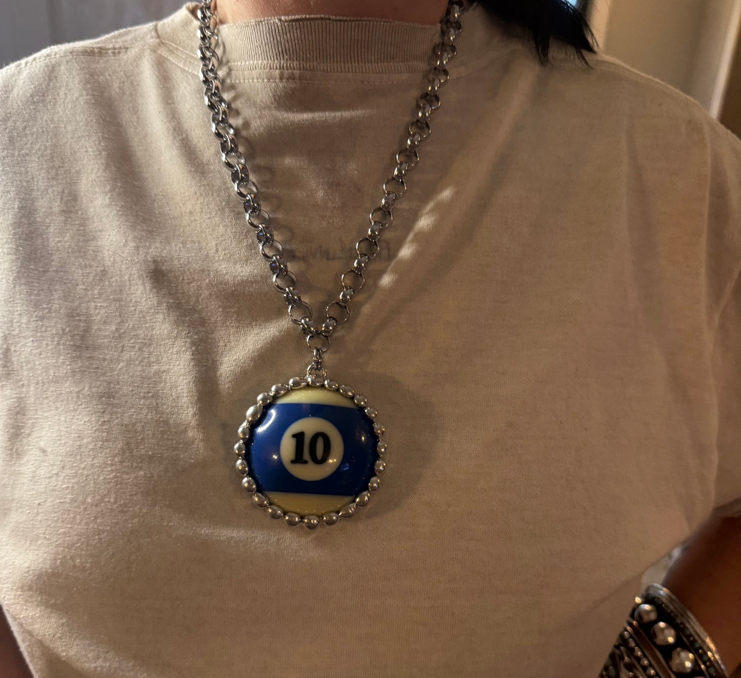 Pool Ball necklace # 10