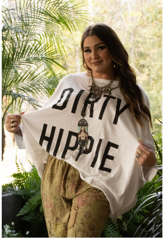 Be Free Top - Dirty Hippie Parchment