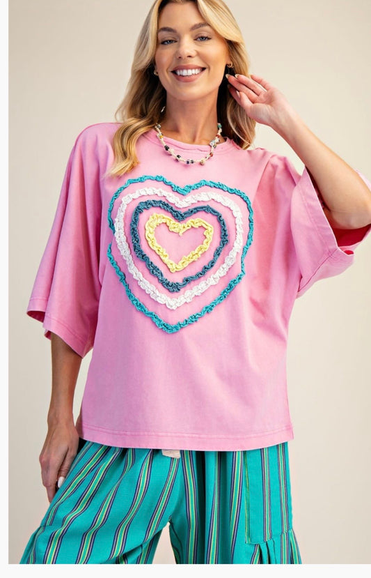 Easel Heart Top