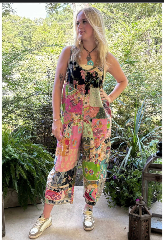 Patchwork Gardens Overalls