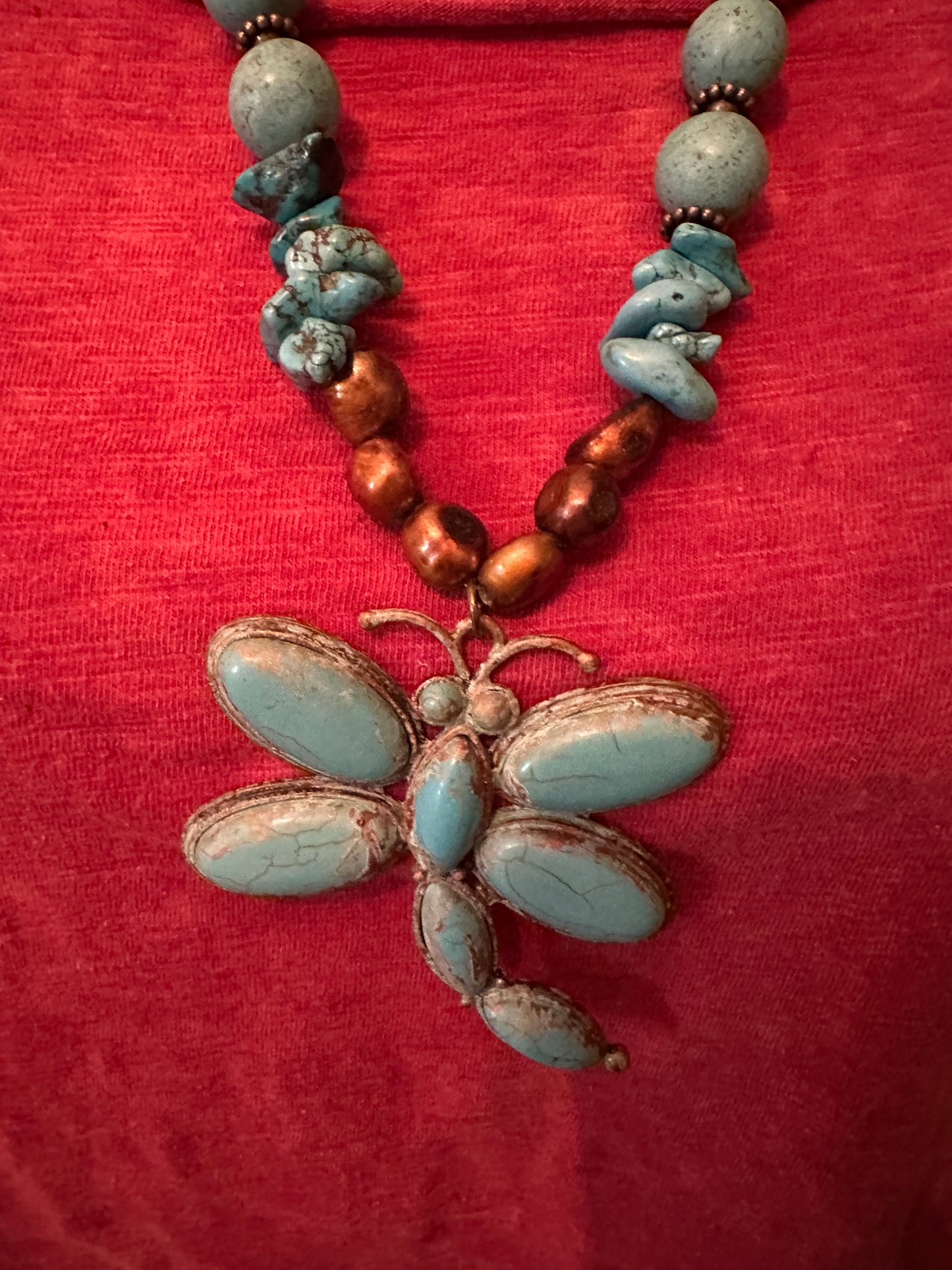 Rare Bird Dragonfly Necklace