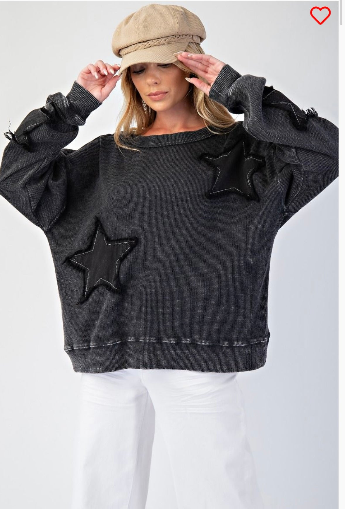 Easel Star Patch Sweatshirt