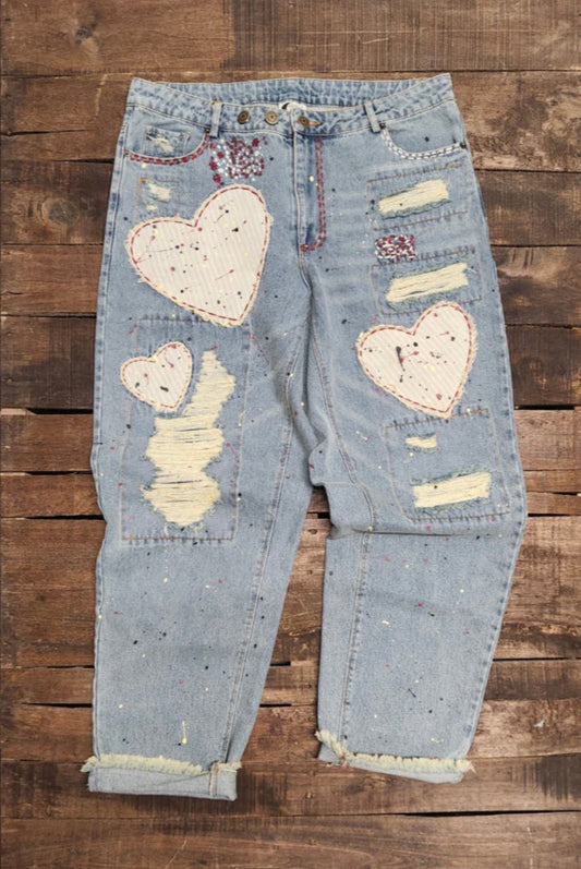 Full heart jeans