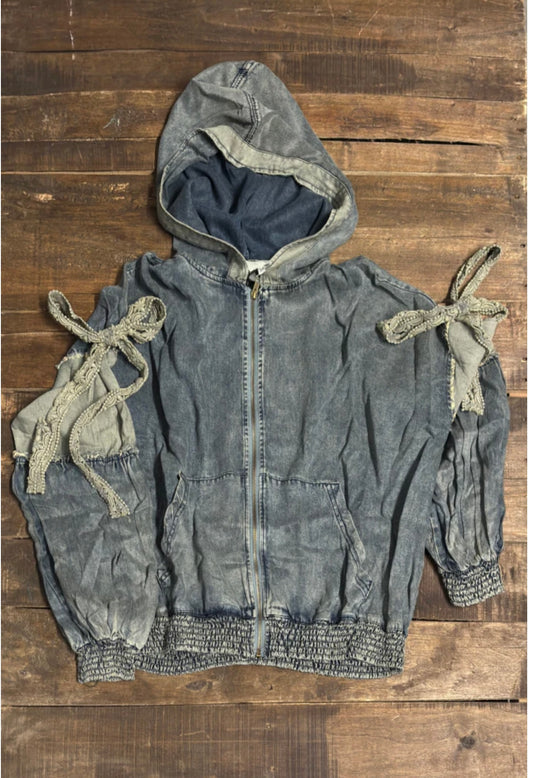 Tied About Jacket - Chambray