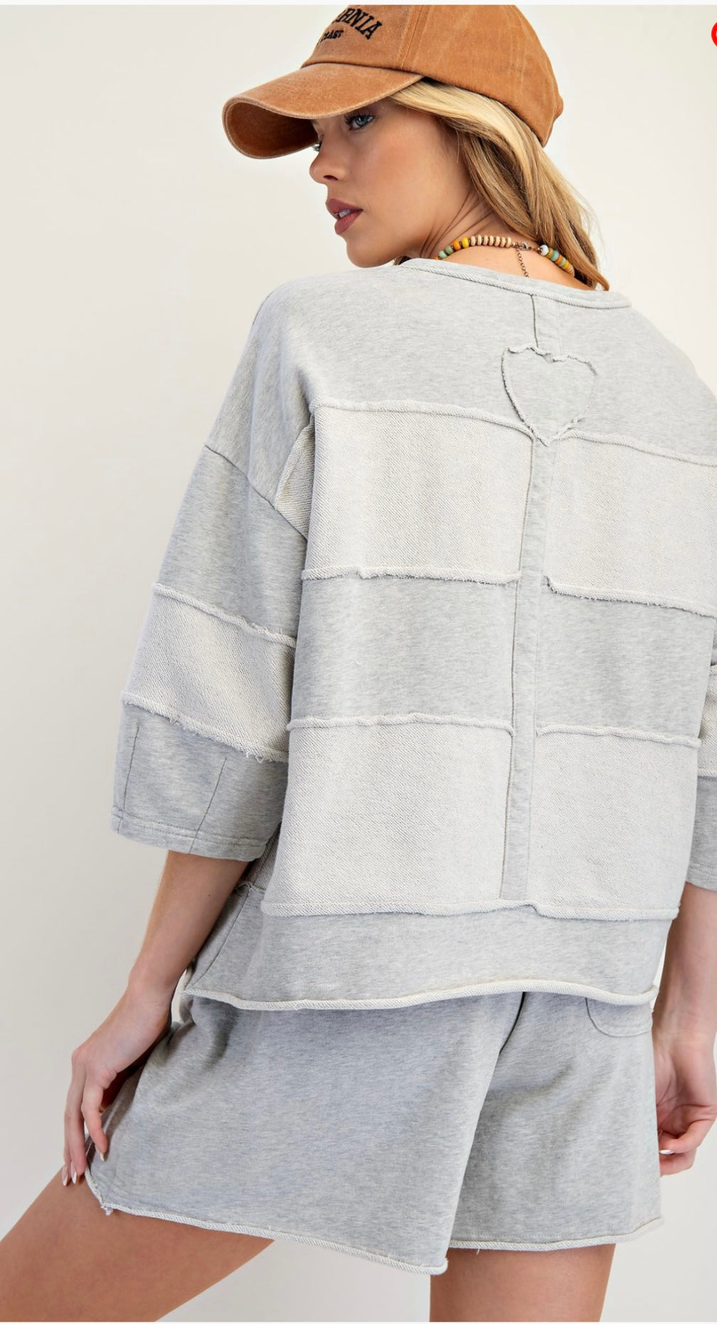 Mineral Washed Terry Knit Top